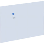 Lorell Adaptable Acrylic Panel Divider with Aluminum Frame 37