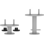 Lorell Adaptable Panel System Straight Connector Set Steel Panel Connector (LLR - LLR90283) - SchoolOutlet