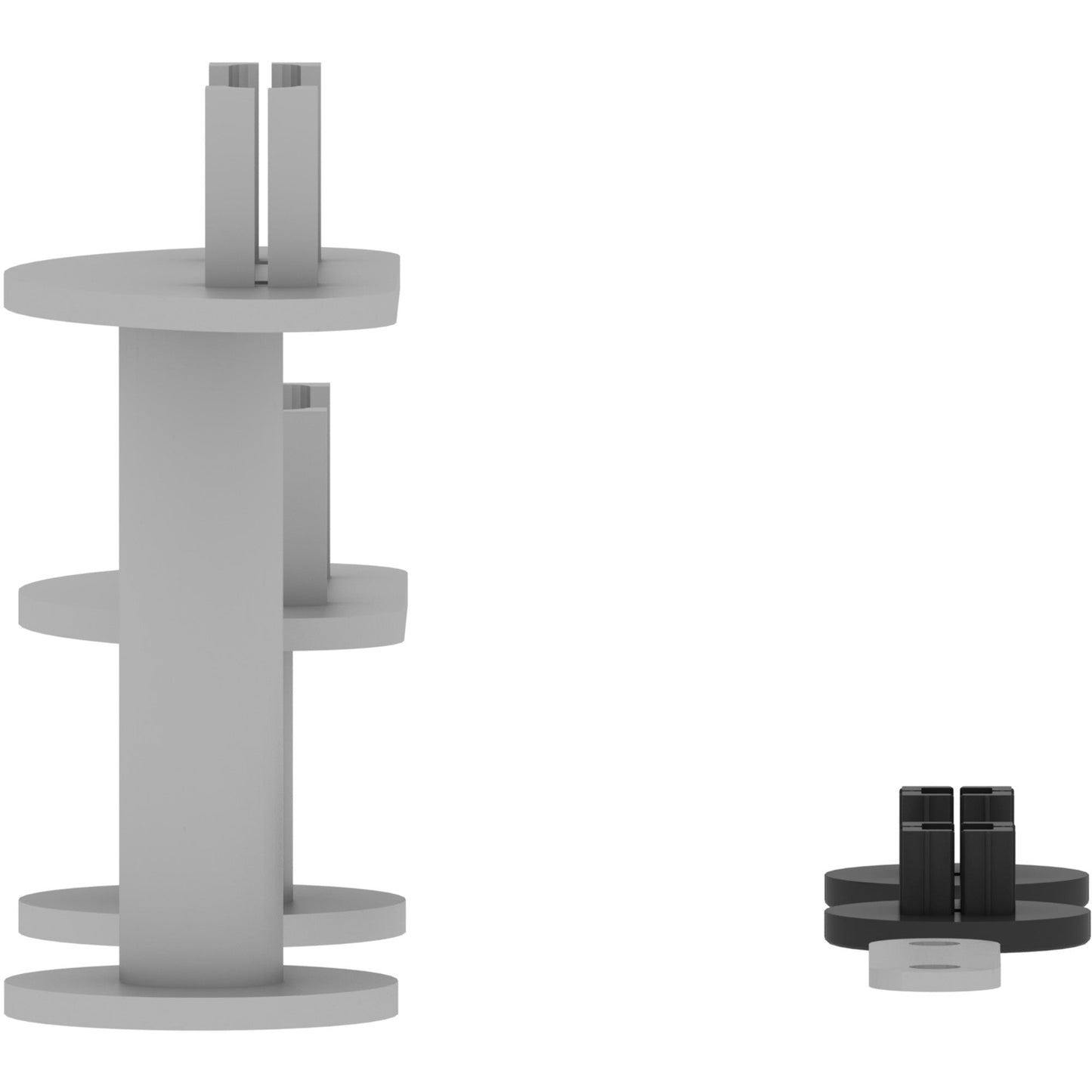 Lorell Adaptable Panel System Straight Connector Set Steel Panel Connector (LLR - LLR90283) - SchoolOutlet