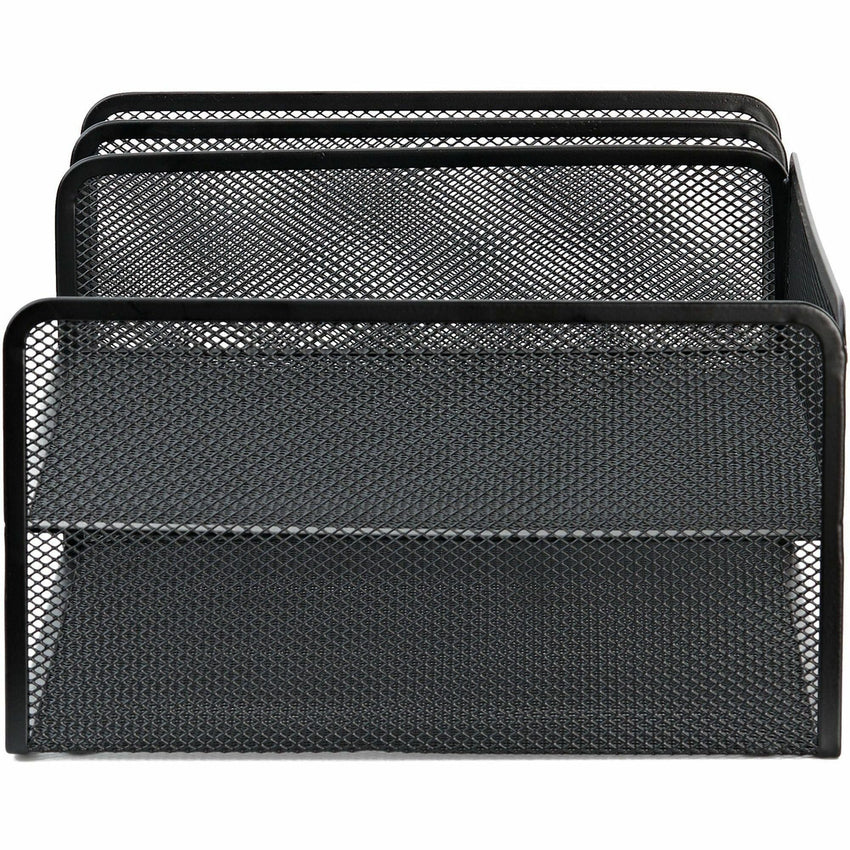 Lorell 4 - Tier File Organizer Steel Mesh Desktop Document Organizer Black (LLR - LLR95281) - SchoolOutlet