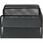 Lorell 4 - Tier File Organizer Steel Mesh Desktop Document Organizer Black (LLR - LLR95281) - SchoolOutlet
