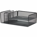 Lorell 4 - Tier File Organizer Steel Mesh Desktop Document Organizer Black (LLR - LLR95281) - SchoolOutlet