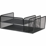 Lorell 4 - Tier File Organizer Steel Mesh Desktop Document Organizer Black (LLR - LLR95281) - SchoolOutlet