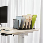 Lorell 5 - Tier Letter Tray Vertical Steel Mesh Document Organizer Black (LLR - LLR95282) - SchoolOutlet