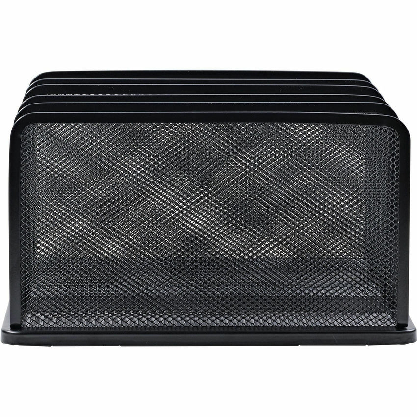 Lorell 5 - Tier Letter Tray Vertical Steel Mesh Document Organizer Black (LLR - LLR95282) - SchoolOutlet