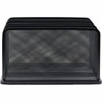 Lorell 5 - Tier Letter Tray Vertical Steel Mesh Document Organizer Black (LLR - LLR95282) - SchoolOutlet