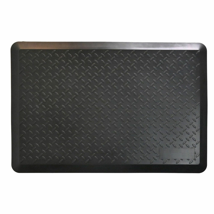 Lorell Ergonomic Anti - Fatigue Workstation Mat 36 x 24 in Polyurethane Foam Black (LLR - LLR99527) - SchoolOutlet