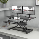 Lorell Electric Desk Riser with Wireless Charging 20