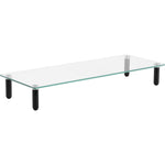 Lorell 4 - Leg Single - Shelf Glass Monitor Stand 3