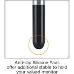 Lorell 4 - Leg Single - Shelf Glass Monitor Stand 3