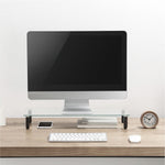 Lorell 4 - Leg Single - Shelf Glass Monitor Stand 3