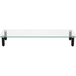 Lorell 4 - Leg Single - Shelf Glass Monitor Stand 3
