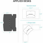 Lorell X - Type Slim Desk Riser 16.5