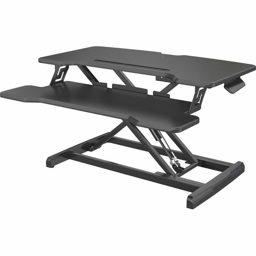 Lorell X - Type Slim Desk Riser 16.5"H x 20"W Black (LLR - LLR99539) - SchoolOutlet