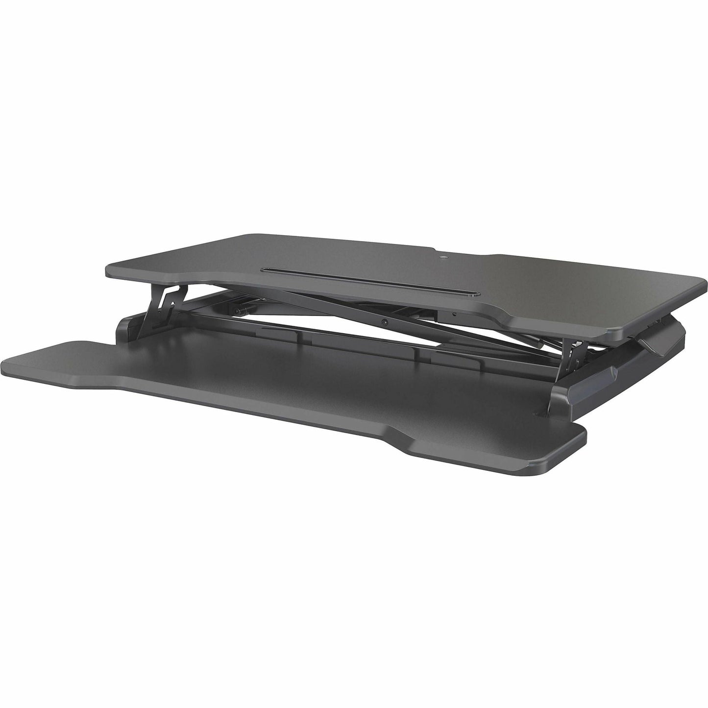 Lorell X - Type Slim Desk Riser 16.5"H x 20"W Black (LLR - LLR99539) - SchoolOutlet