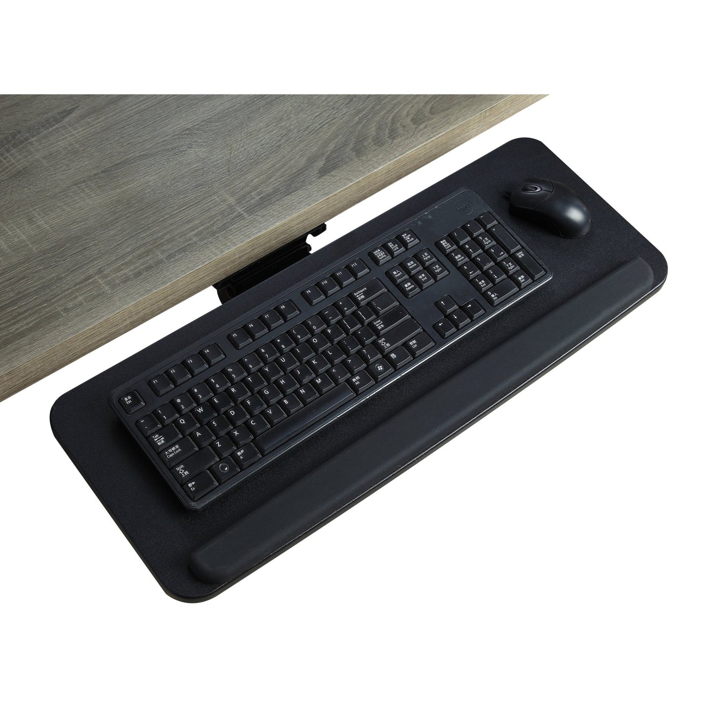 Lorell Universal Keyboard Tray Desk Mountable 10.9"W x 28.5"L x 5"H (LLR - LLR99543) - SchoolOutlet