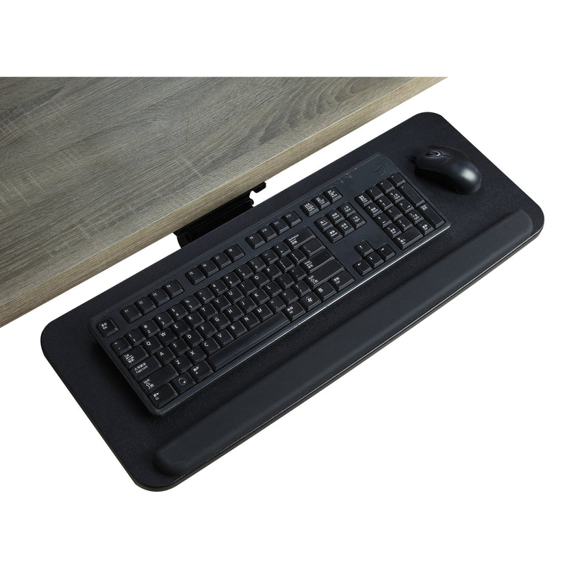 Lorell Universal Keyboard Tray Desk Mountable 10.9"W x 28.5"L x 5"H (LLR - LLR99543) - SchoolOutlet