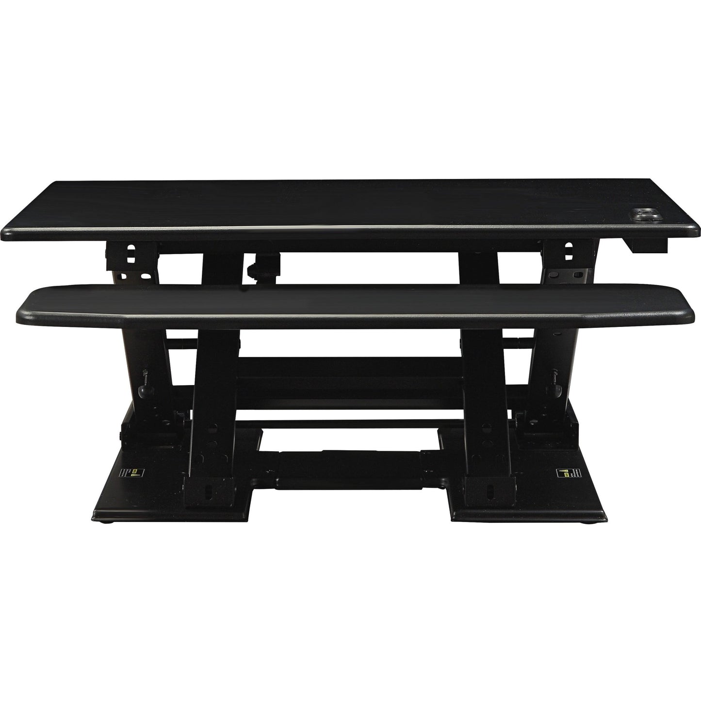 Lorell Electric Desk Riser with Keyboard Tray 17.13"H x 28.75"W x 35.75"D Black (LLR - LLR99552) - SchoolOutlet
