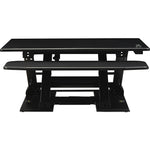 Lorell Electric Desk Riser with Keyboard Tray 17.13
