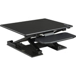 Lorell Electric Desk Riser with Keyboard Tray 17.13