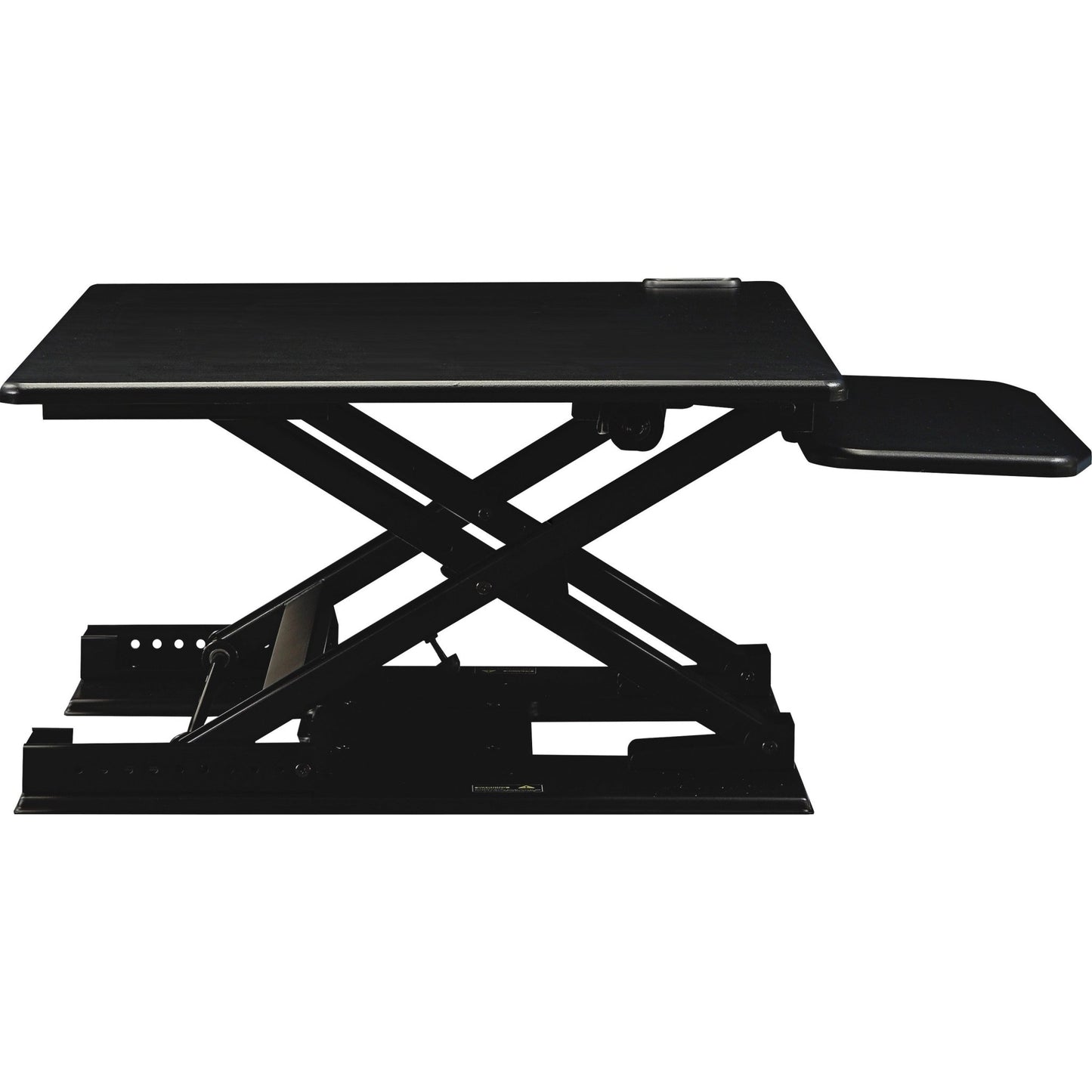 Lorell Electric Desk Riser with Keyboard Tray 17.13"H x 28.75"W x 35.75"D Black (LLR - LLR99552) - SchoolOutlet