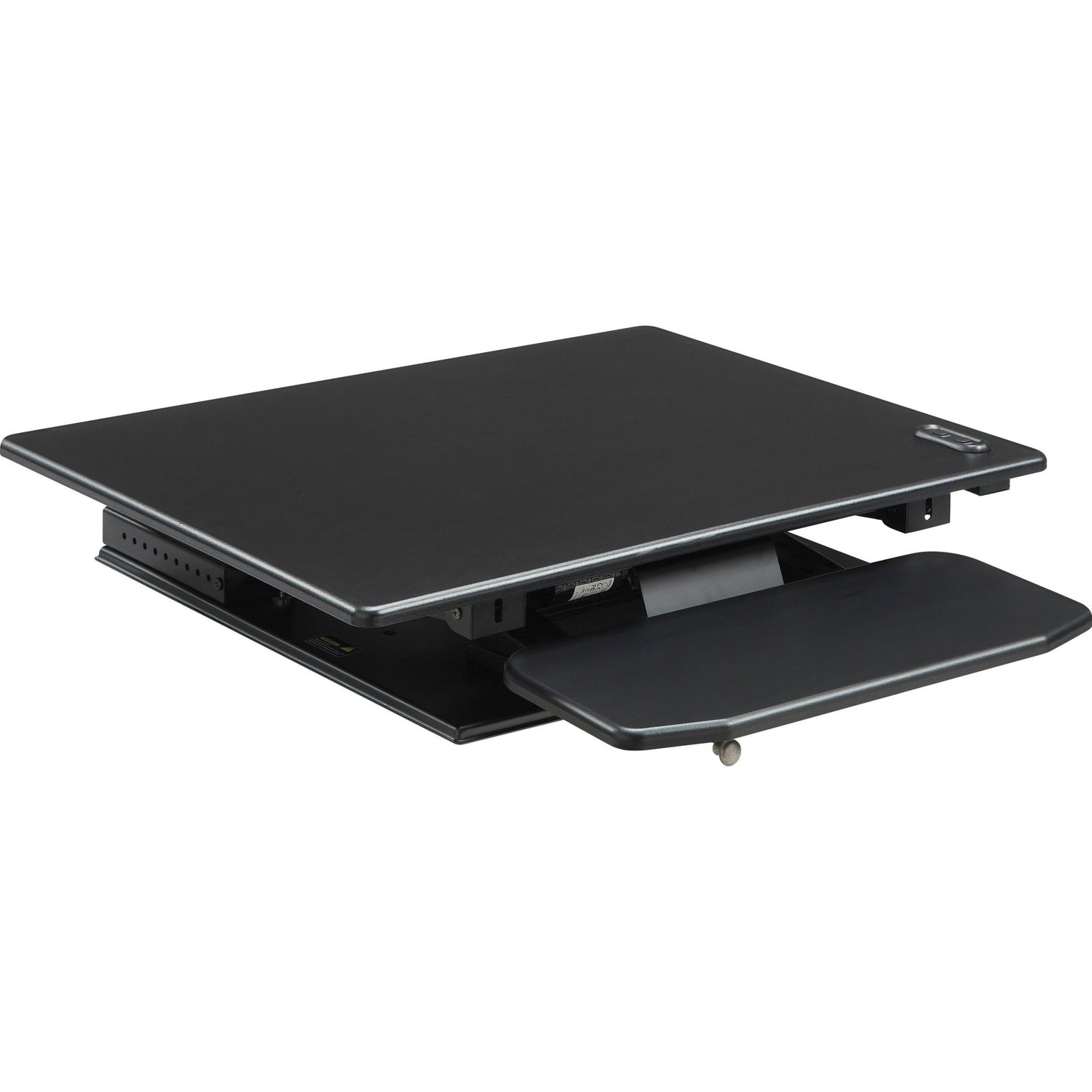Lorell Electric Desk Riser with Keyboard Tray 17.13"H x 28.75"W x 35.75"D Black (LLR - LLR99552) - SchoolOutlet