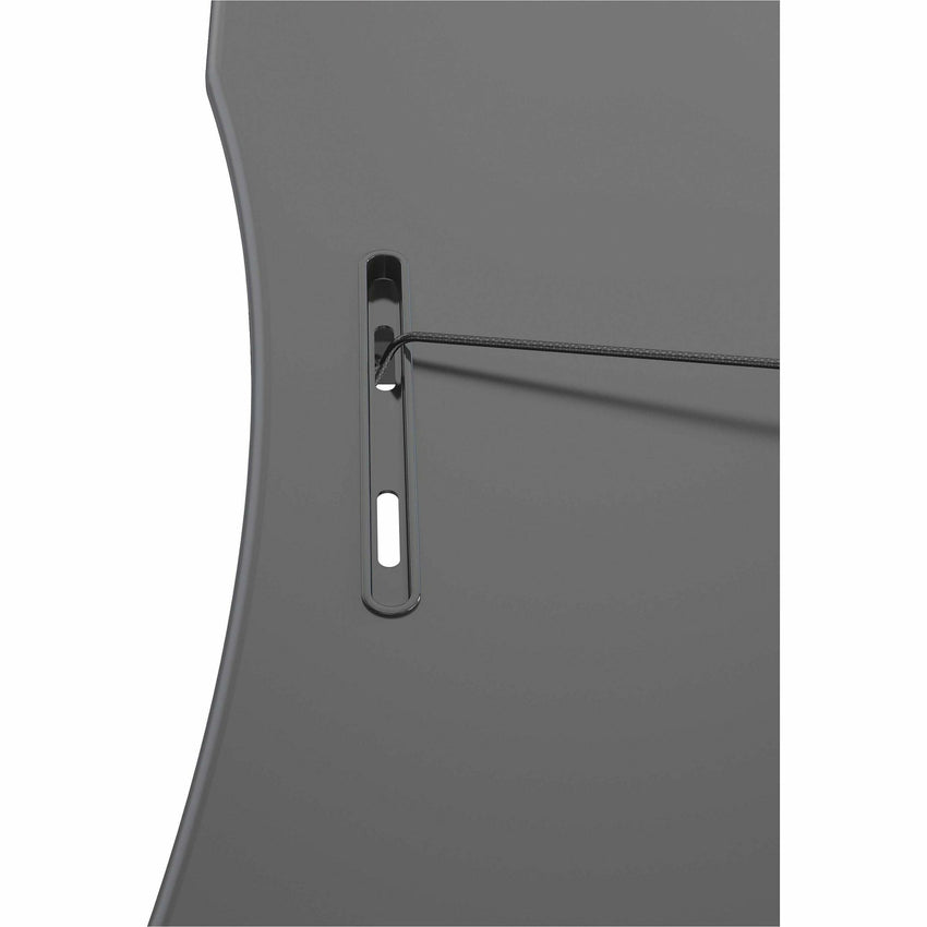 Lorell Gas Lift Monitor Riser 19.5"H x 35.5"W x 23.25"D Black (LLR - LLR99553) - SchoolOutlet