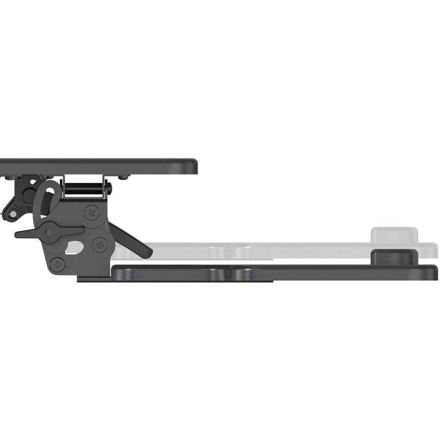 Lorell Large Monitor Desk Riser 19.63"H x 35.38"W x 19.25"D Black (LLR - LLR99555) - SchoolOutlet