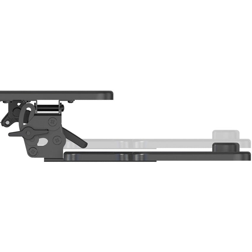 Lorell Large Monitor Desk Riser 19.63"H x 35.38"W x 19.25"D Black (LLR - LLR99555) - SchoolOutlet