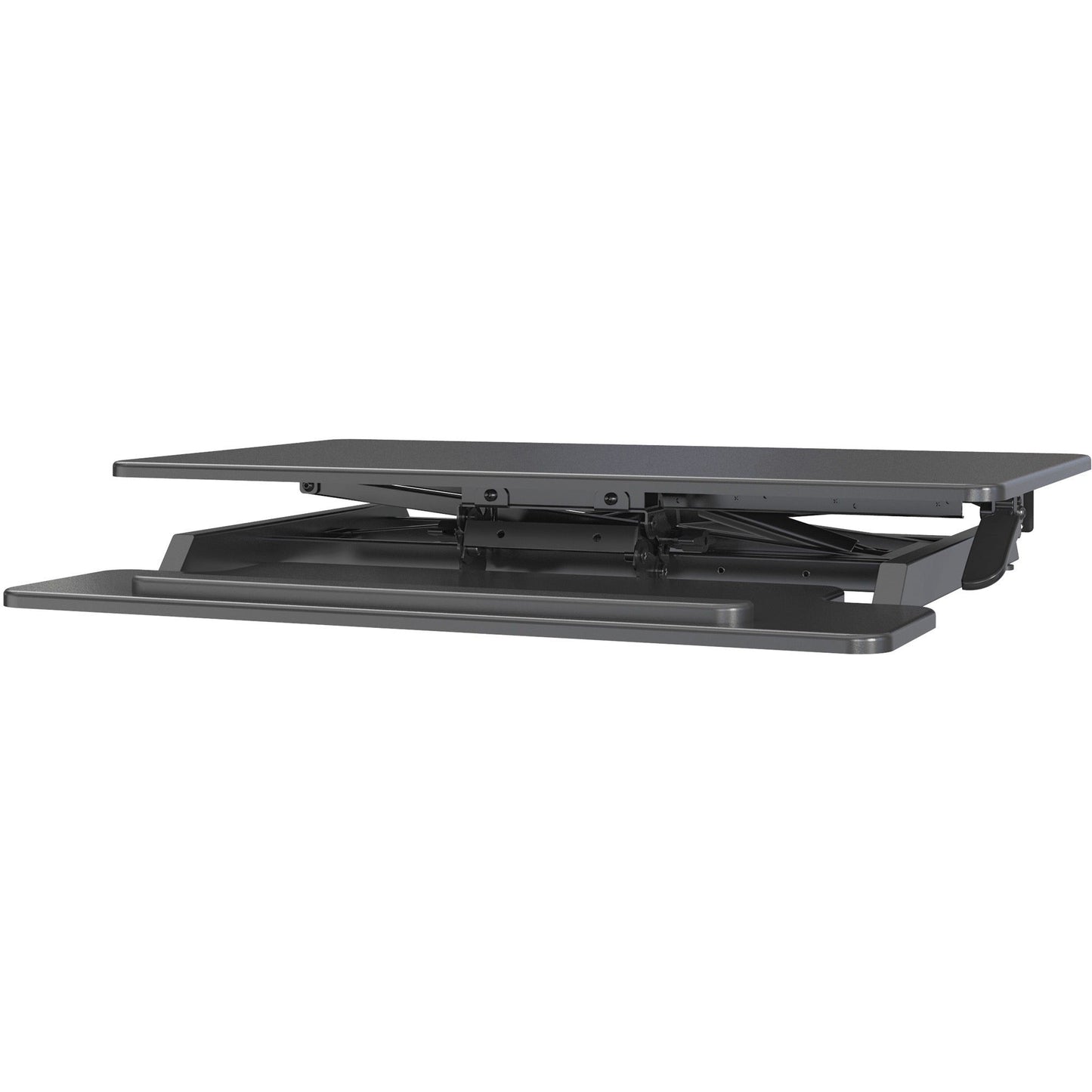 Lorell Large Monitor Desk Riser 19.63"H x 35.38"W x 19.25"D Black (LLR - LLR99555) - SchoolOutlet