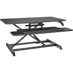 Lorell Large Monitor Desk Riser 19.63"H x 35.38"W x 19.25"D Black (LLR-LLR99555)