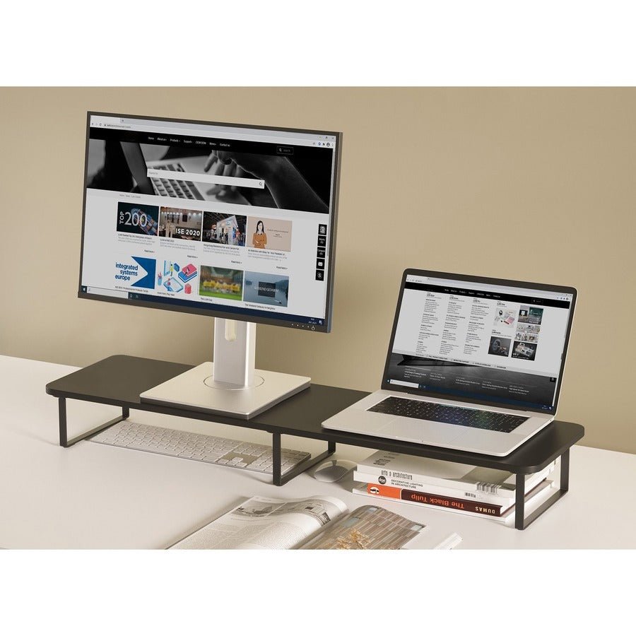 Lorell Quick - Install Monitor Laptop Riser 4.8"H x 39.4"W x 10.2"D (LLR - LLR9955X) - SchoolOutlet