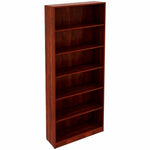 Lorell 6 - Shelf Laminate Bookcase 36