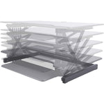 Lorell Deluxe Adjustable Desk Riser 20