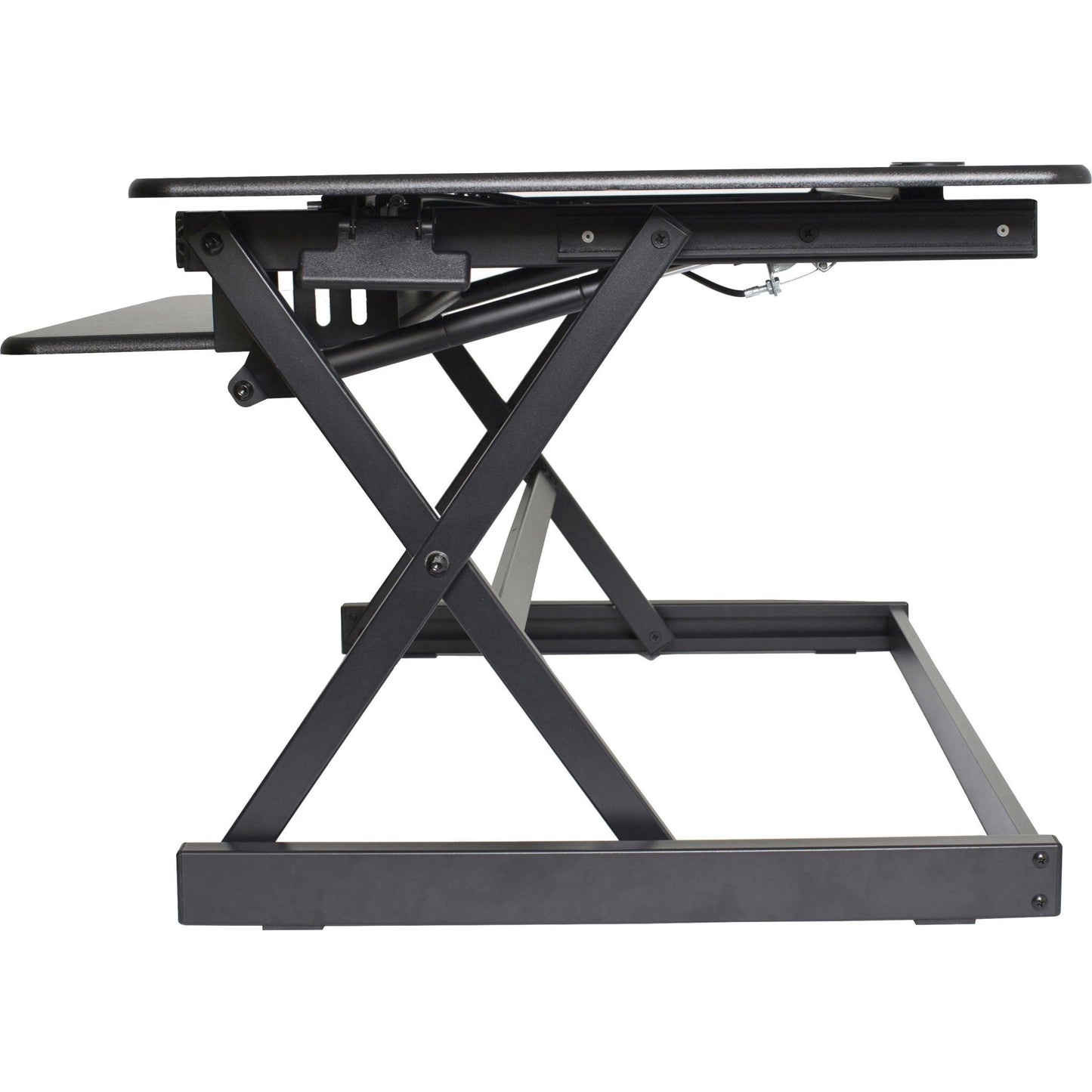 Lorell Deluxe Adjustable Desk Riser 20"H x 38"W x 24"D Black (LLR - LLR99759) - SchoolOutlet