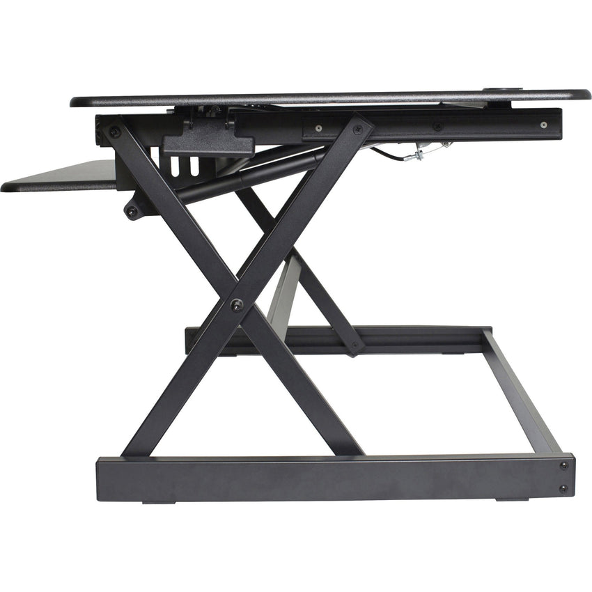 Lorell Deluxe Adjustable Desk Riser 20"H x 38"W x 24"D Black (LLR - LLR99759) - SchoolOutlet