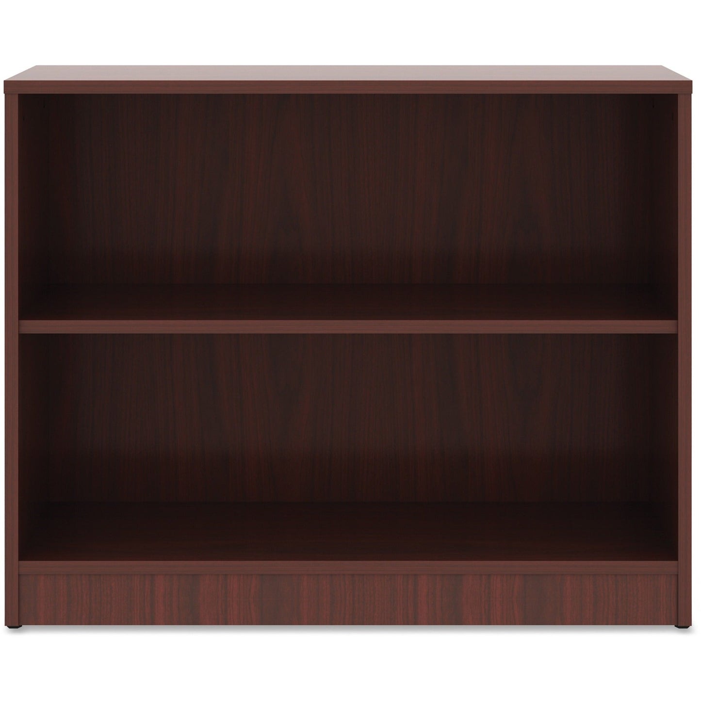 Lorell Professional 2 - Shelf Laminate Bookcase 36"W x 12"D x 29.5"H with Adjustable Shelving (LLR - LLR9977X) - SchoolOutlet