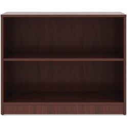 Lorell Essentials Series Laminate 2 Shelf Bookcase 36"W x 12"D x 30"H (LLR-ESS-BOOKCASE-30H)