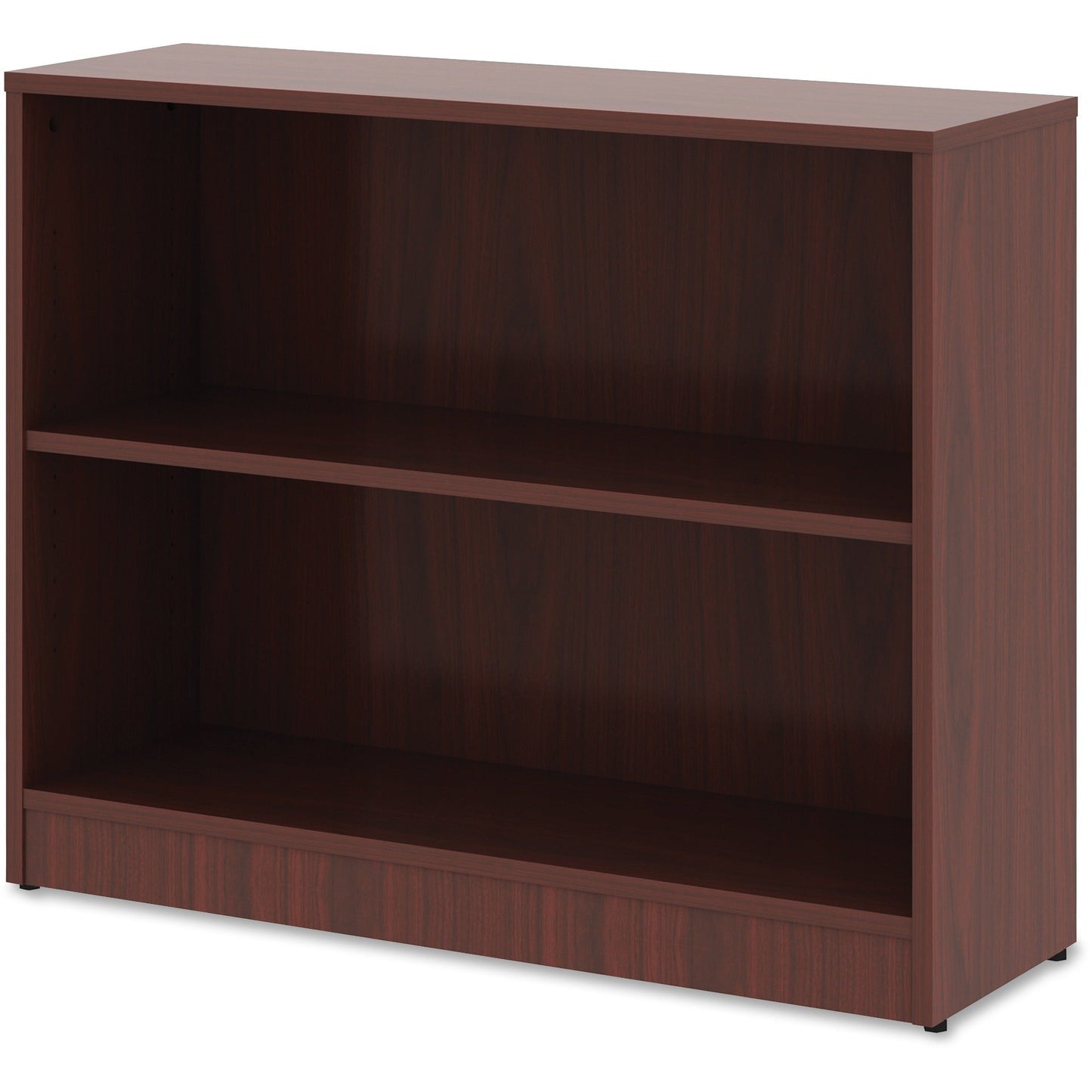 Lorell Professional 2 - Shelf Laminate Bookcase 36"W x 12"D x 29.5"H with Adjustable Shelving (LLR - LLR9977X) - SchoolOutlet