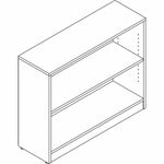 Lorell Professional 2 - Shelf Laminate Bookcase 36