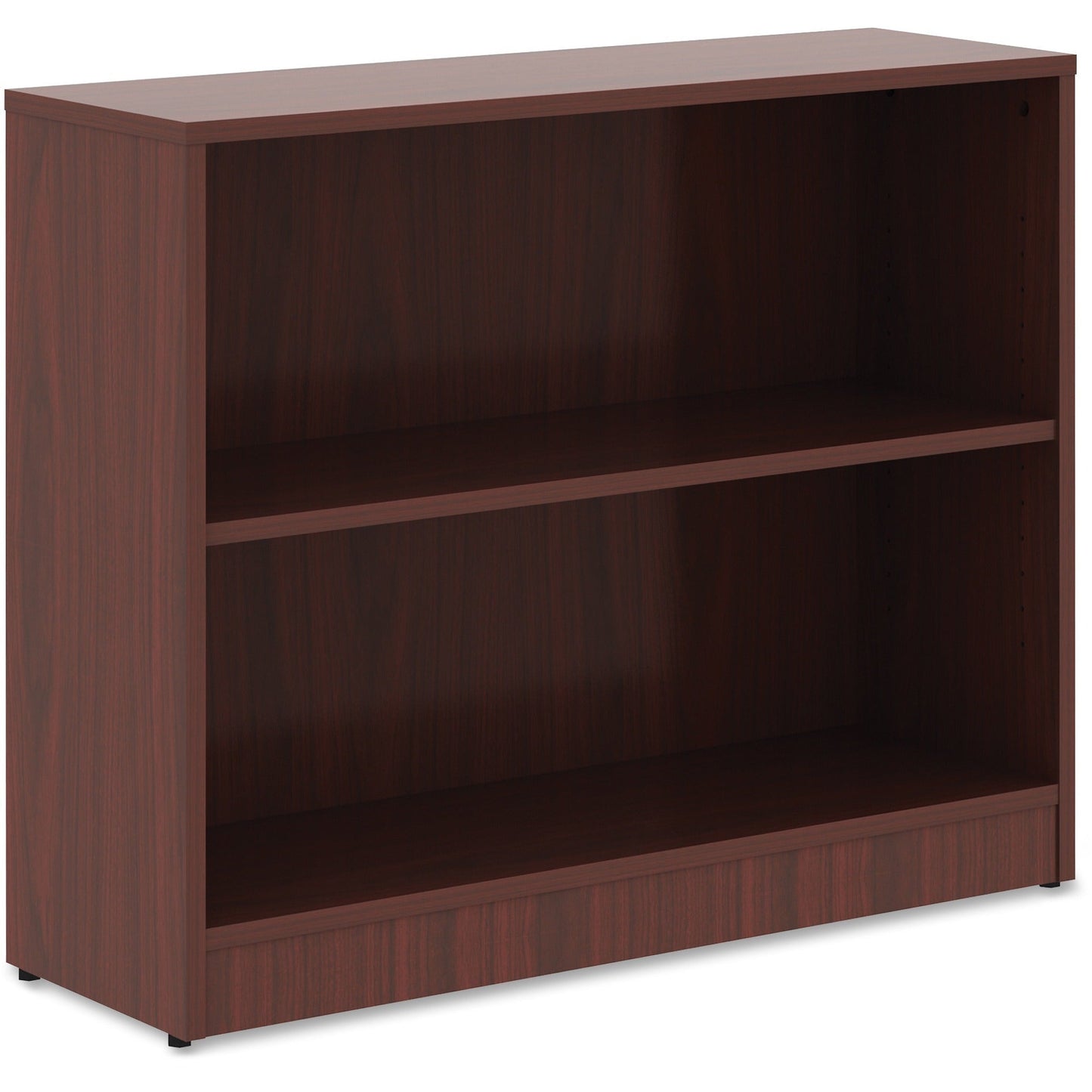 Lorell Professional 2 - Shelf Laminate Bookcase 36"W x 12"D x 29.5"H with Adjustable Shelving (LLR - LLR9977X) - SchoolOutlet