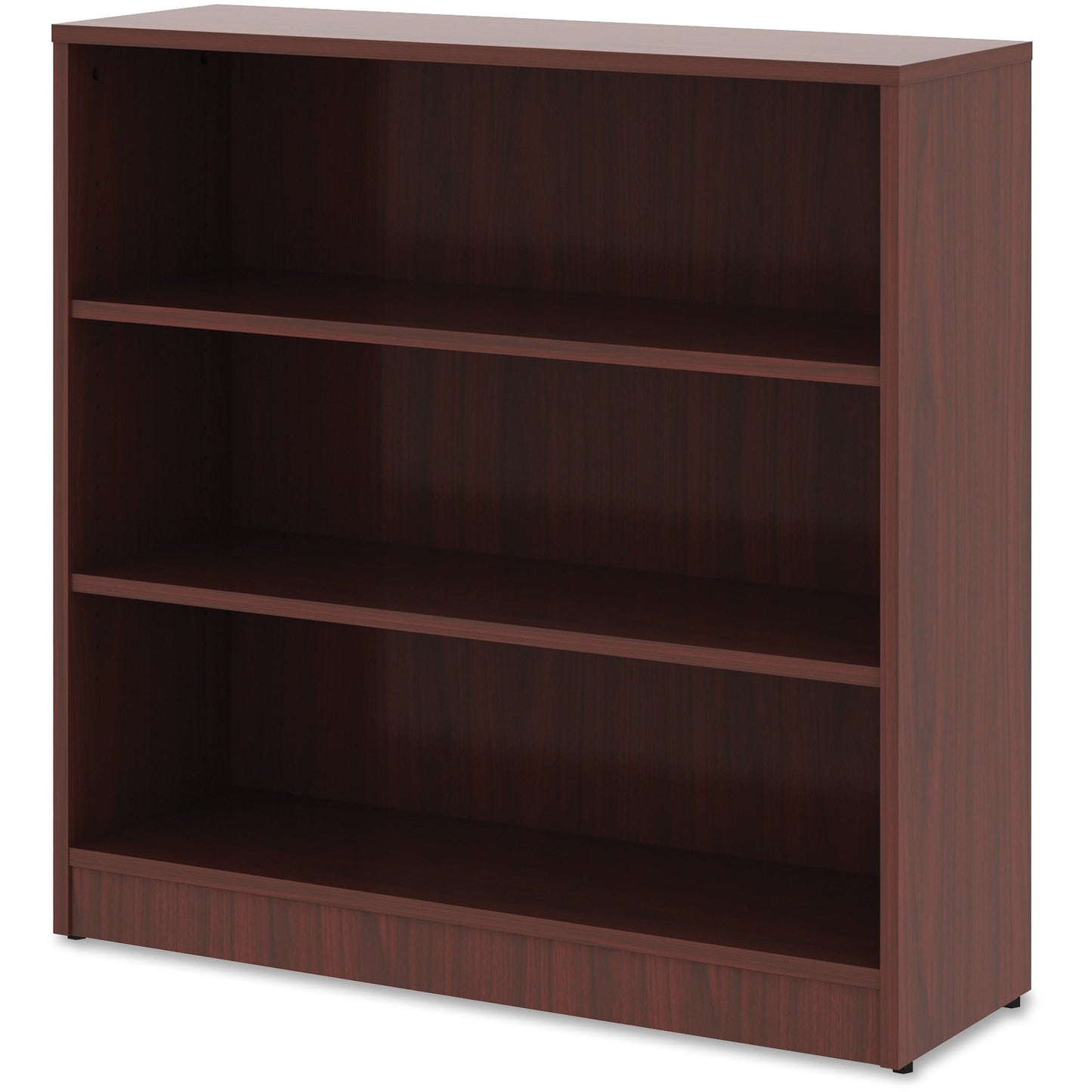 Lorell Professional 3 - Shelf Laminate Bookcase 36"W x 12"D x 36"H with Adjustable Shelving (LLR - LLR9978X) - SchoolOutlet