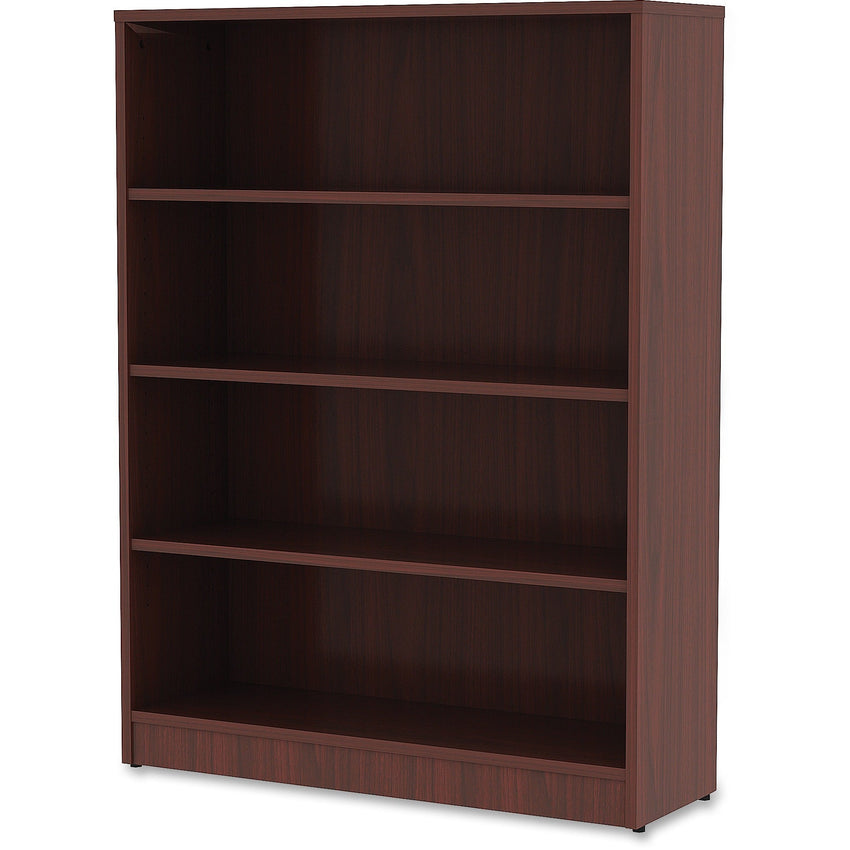 Lorell Professional 4 - Shelf Laminate Bookcase 36"W x 12"D x 48"H with Adjustable Shelving (LLR - LAM - BC48 - 4S) - SchoolOutlet