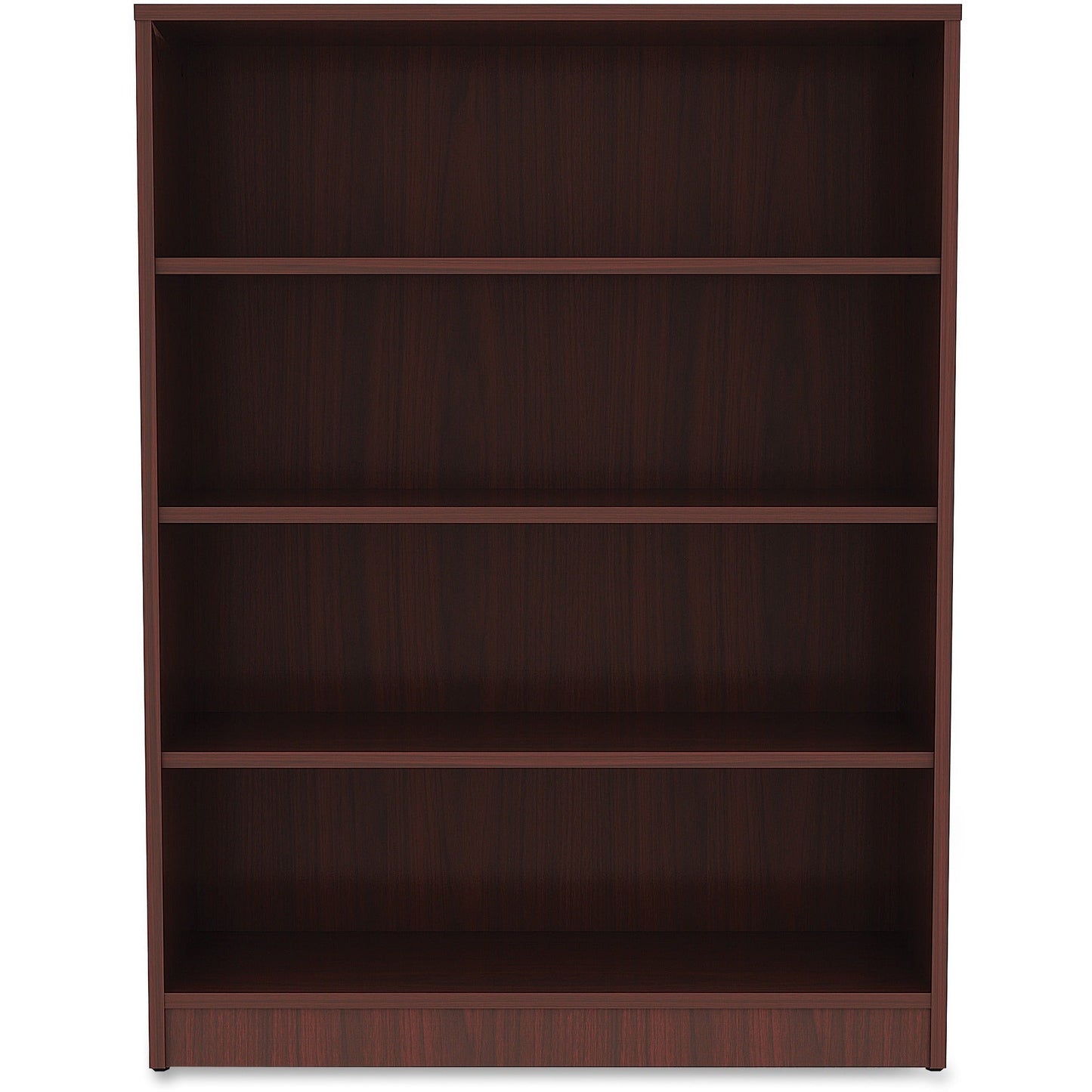 Lorell Professional 4 - Shelf Laminate Bookcase 36"W x 12"D x 48"H with Adjustable Shelving (LLR - LAM - BC48 - 4S) - SchoolOutlet