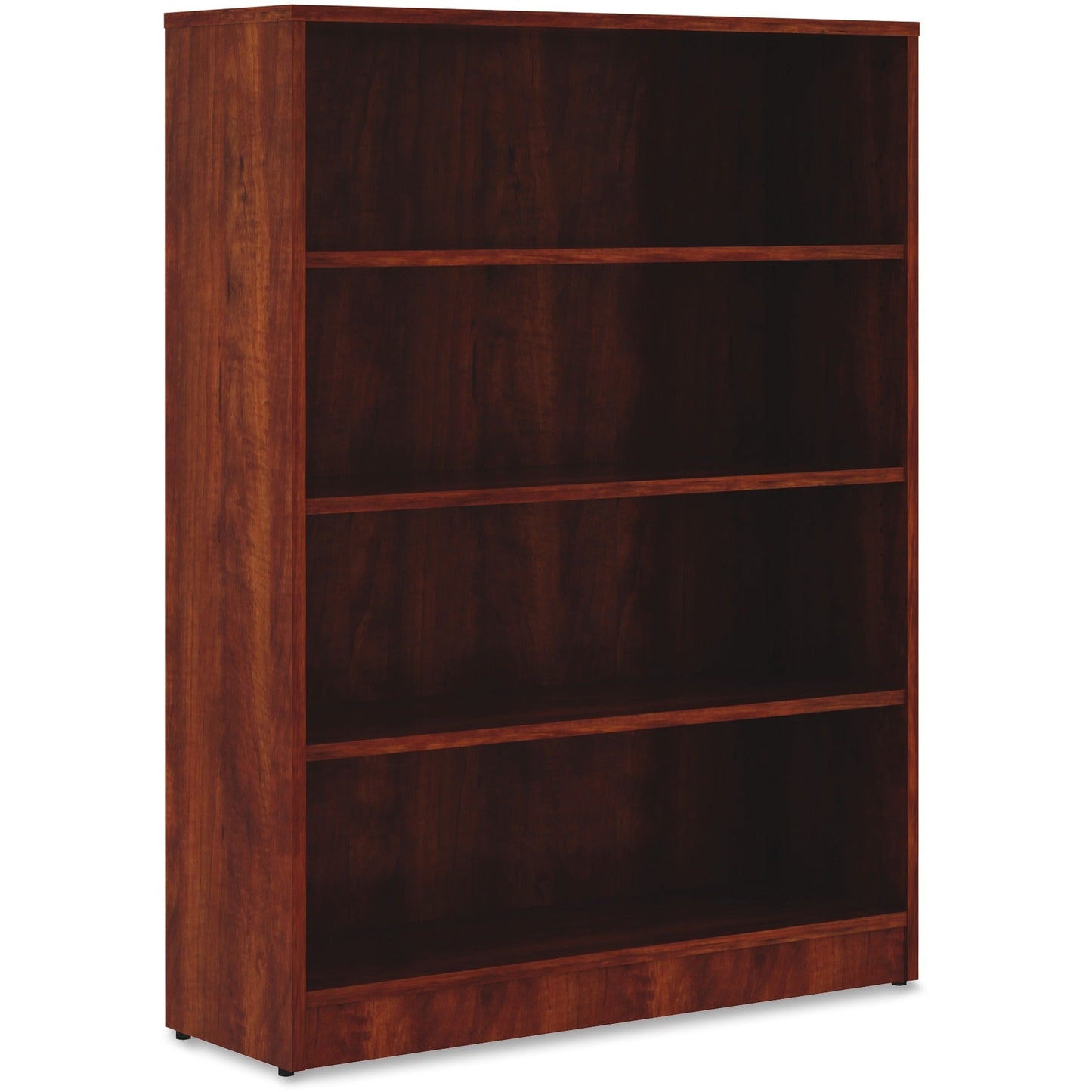 Lorell Professional 4 - Shelf Laminate Bookcase 36"W x 12"D x 48"H with Adjustable Shelving (LLR - LAM - BC48 - 4S) - SchoolOutlet