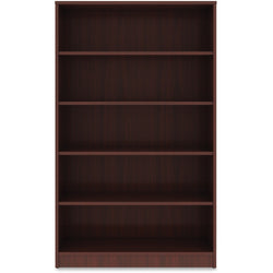 Lorell Essentials Series Laminate 5 Shelf Bookcase 36"W x 12"D x 60"H (LLR-ESS-BOOKCASE-60H)
