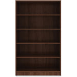 Lorell Essentials Series Laminate 5 Shelf Bookcase 36