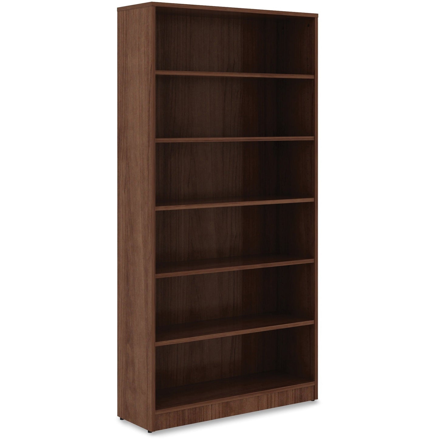 Lorell Professional 6 - Shelf Laminate Bookcase 36"W x 12"D x 72"H with Adjustable Shelving (LLR - LAM - BC72 - 6S) - SchoolOutlet