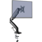 Lorell Single Monitor Mounting Arm Height Adjustable Black (LLR - LLR99800) - SchoolOutlet