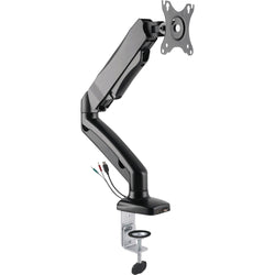 Lorell Single Monitor Mounting Arm Height Adjustable Black (LLR-LLR99800)